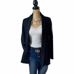 Hyfve black long sleeved cardigan